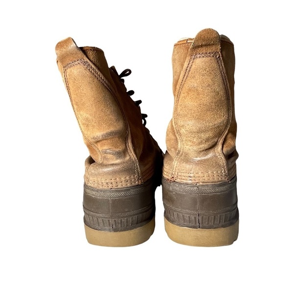 SOREL Men Sz 13 STEEL SHANK Boots Suede Upper -Kaufman Canada Soles- MADE IN USA main image 4
